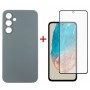 Чeхол-накладка Dengos для Samsung Galaxy M35 5G SM-M356 Grey (DG-KM-101) + защитное стекло