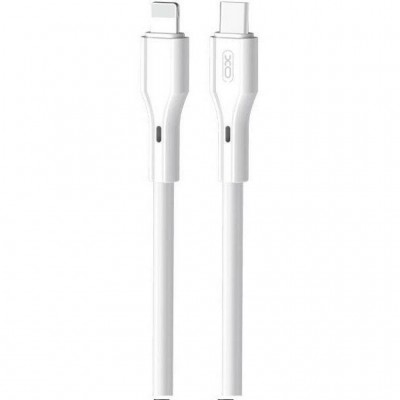 Кабель XO NBQ231A USB Type-C - Lightning (M/M), 1 м, White (NBQ231A-TC-1-WH)