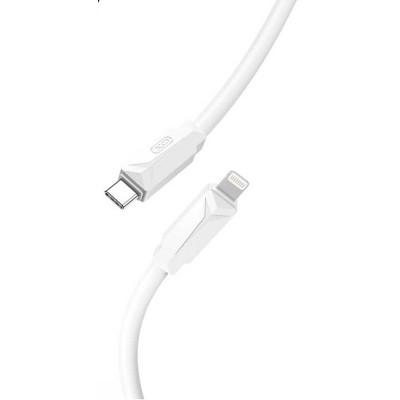 Кабель XO NBQ233A USB Type-C - Lightning (M/M), 1 м, White (NBQ233A-TC-1-WH)