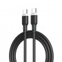 Кабель XO NBQ208B USB Type-C - USB Type-C (M/M), 1 м, Black (NBQ208B-TC-1-BK)