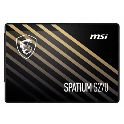 Купить ᐈ Кривой Рог ᐈ Низкая цена ᐈ Накопитель SSD  480GB MSI Spatium S270 2.5" SATAIII 3D TLC (S78-440E350-P83)