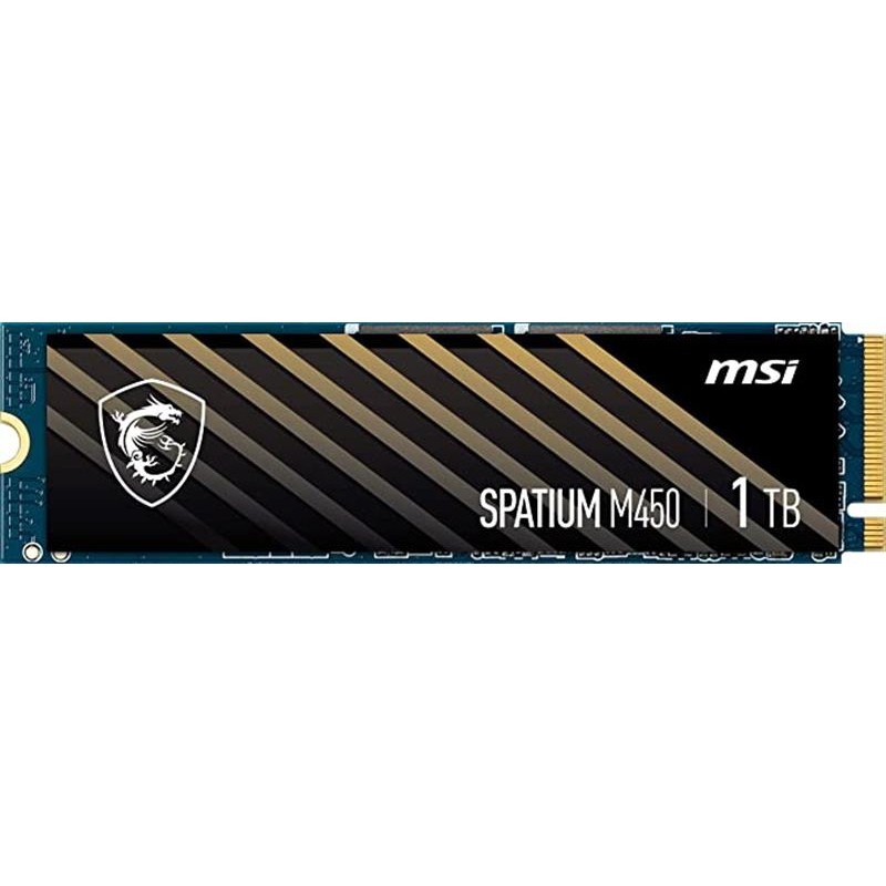 Купить ᐈ Кривой Рог ᐈ Низкая цена ᐈ Накопитель SSD 1TB MSI Spatium M450 M.2 2280 PCIe 4.0 x4 NVMe 3D NAND TLC (S78-440L980-P83)