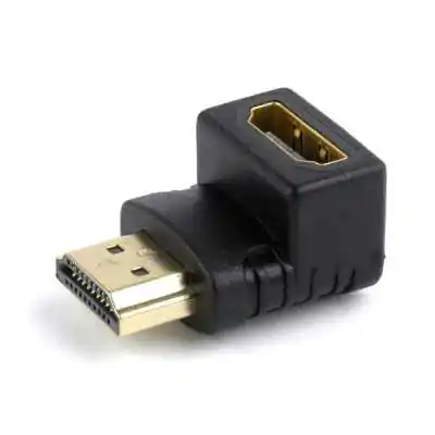 Адаптер Cablexpert (A-HDMI90-FML) HDMI-HDMI, угол 90 градусов, черный Купить Кривой Рог