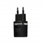 Зарядний пристрій Hoco C12 Smart (2USB, 2.4А) Black (6957531064114) + кабель MicroUSB