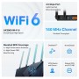 Беспроводной маршрутизатор TP-Link Archer AX55 Pro (AX3000, 3xGE LAN, 1xGE WAN/LAN, 1x2.5GE WAN/LAN, 1xUSB 3.0, MU-MIMO, OFDMA)