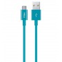 Кабель Ttec USB - USB Type-C (M/M), 1.2 м, Turquoise (2DK12TZ)