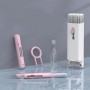 Многофункциональный набор Xoko Clean set 100 для чистки электроники и гаджетов Pink (XK-CS100-PI)