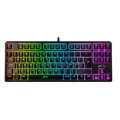 Клавиатура Xtrfy K4 TKL RGB Kailh Red UA Black (XG-K4-RGB-TKL-R-UKR) USB