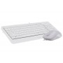 Комплект (клавиатура, мышь) A4Tech F1512 White USB