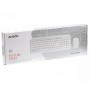 Комплект (клавиатура, мышь) A4Tech F1512 White USB