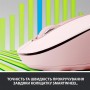 Мышь беспроводная Logitech Signature M650 L Rose (910-006237)